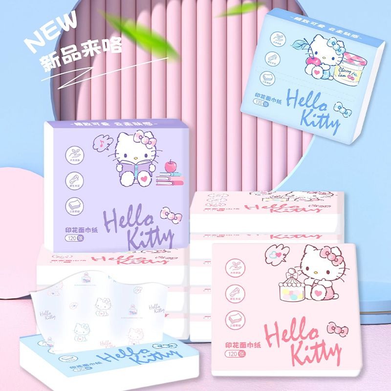 Travel Accessories Kit Bag - Tisu Wajah Hello Kitty Baru 6