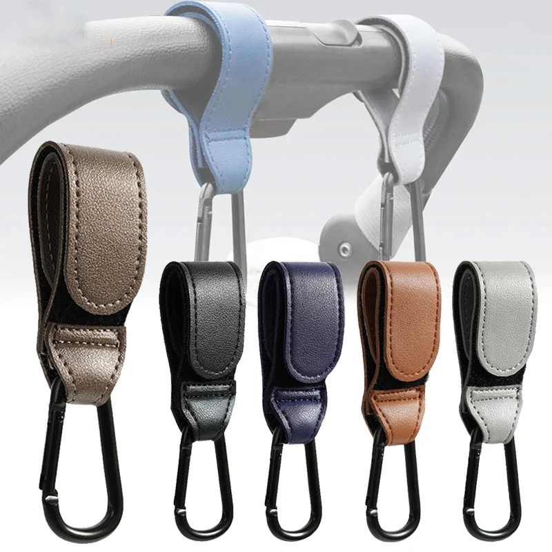 Travel Accessories With Baby - Gantungan Kereta Bayi Fashion PU Kulit,