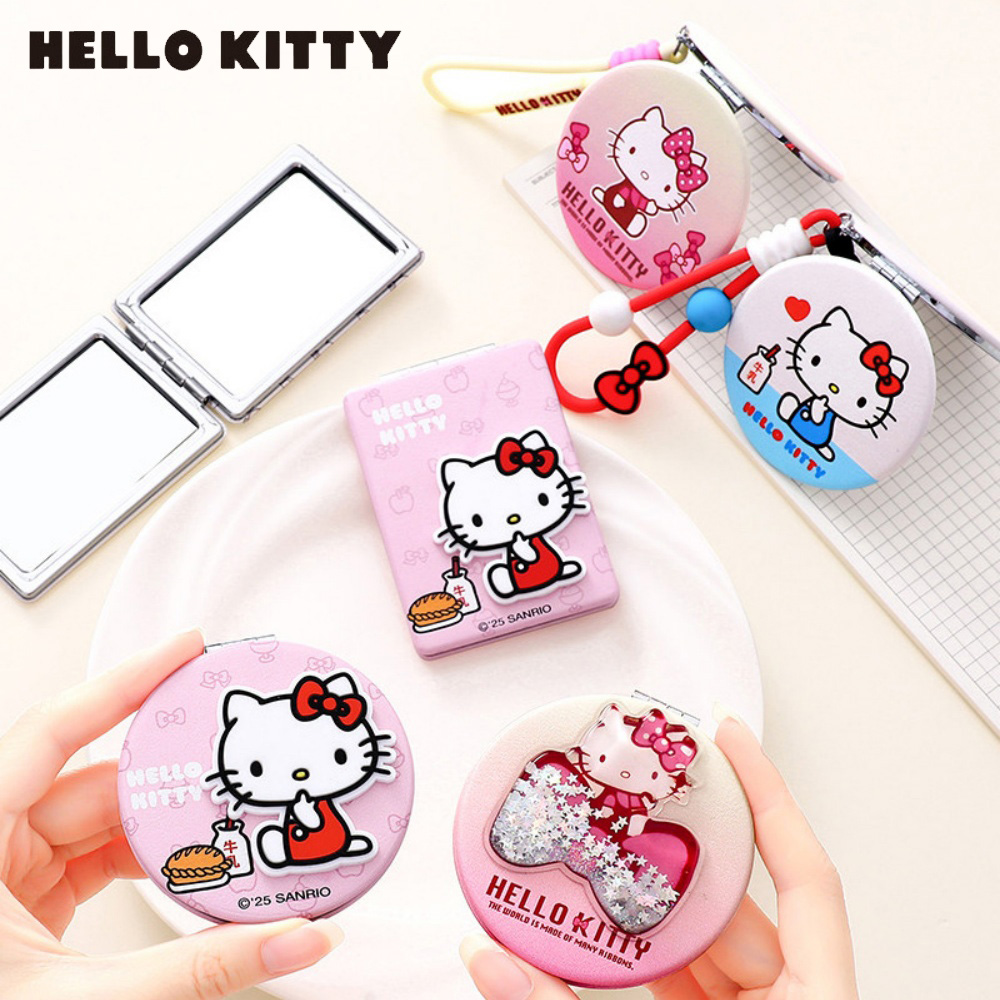 Travel Accessories For Japan - Cermin Rias Lipat Sanrio Hello Kitty