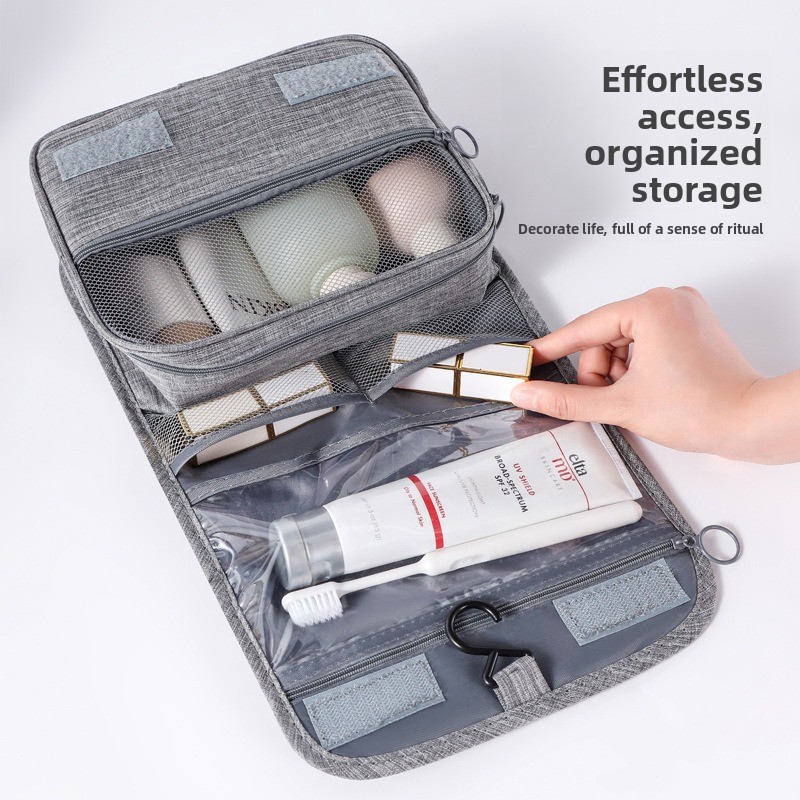 Travel Accessories Toiletry Bag - Tas Perlengkapan Mandi Gantung Kapasitas Besar,