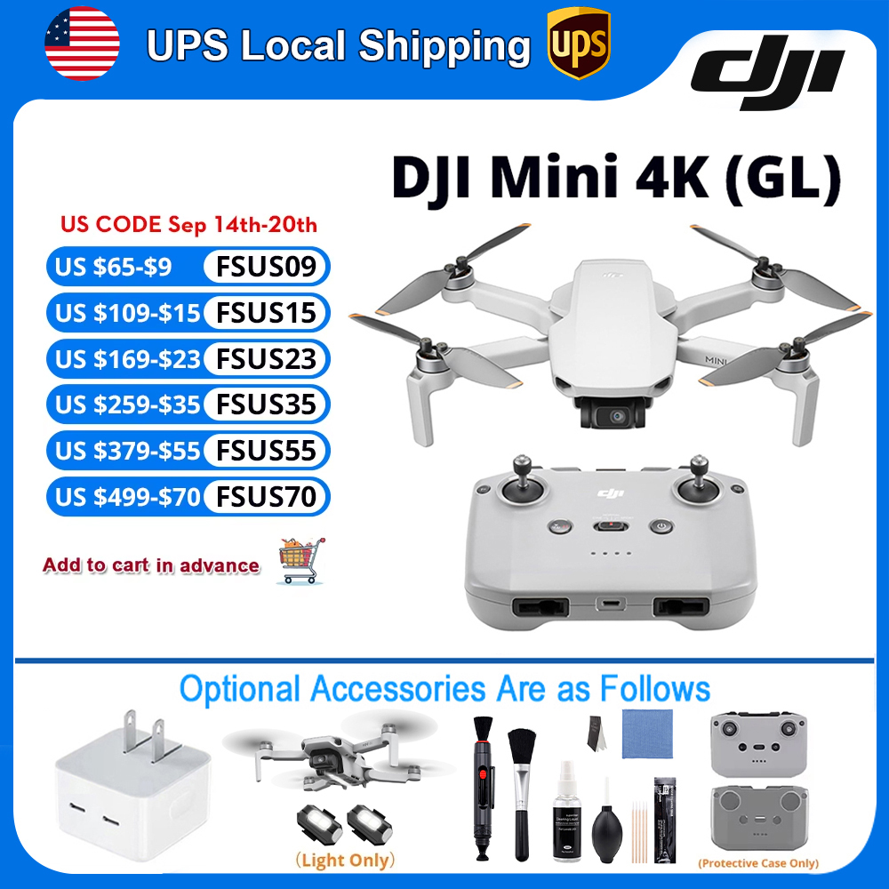 Travel Accessories Long Flight - Drone DJI Mini 4K dengan Aksesori