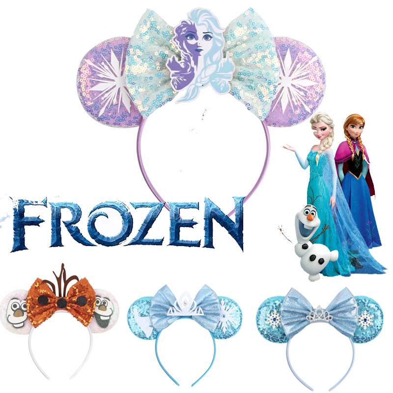 Travel Accessories Disney - Ikat Kepala Olaf Kartun Mickey untuk