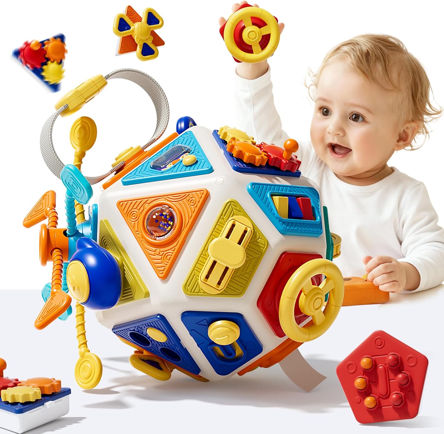 Travel Accessories With Baby - Mainan Kubus Aktivitas Baby Busy Board,