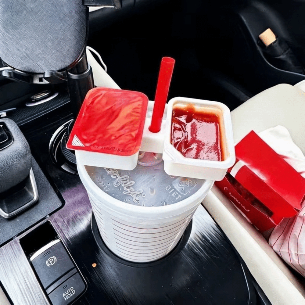 Travel Accessories To 3D Print - Tempat Gelas Mobil Cetak 3D yang