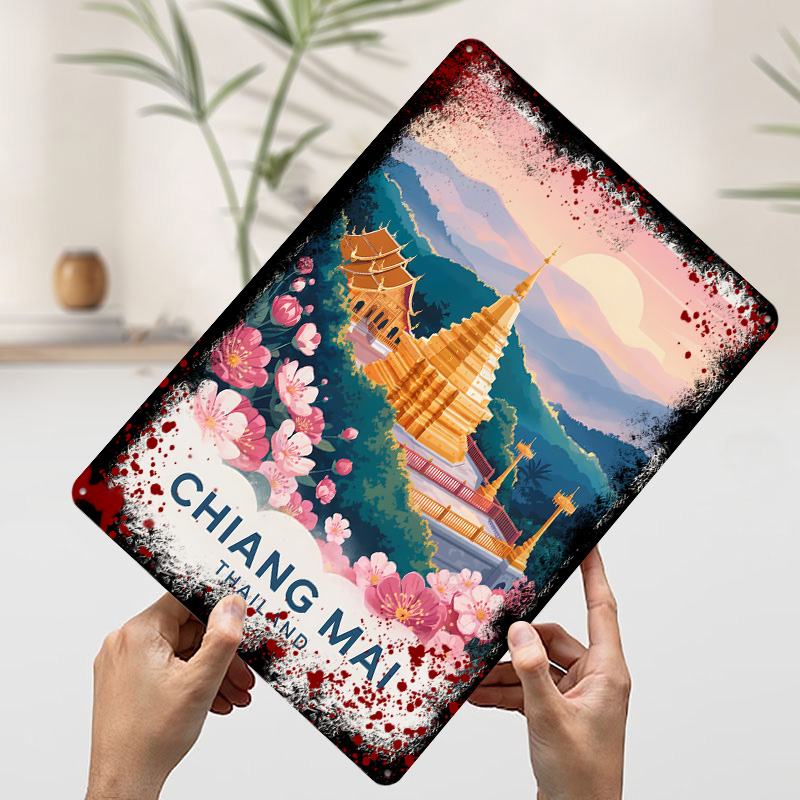 Poster Logam Perjalanan Chiang - Travel Accessories For Europe ulasan dan harga