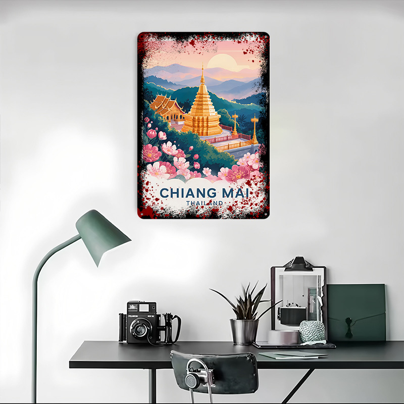 Poster Logam Perjalanan Chiang - Travel Accessories For Europe ulasan dan harga