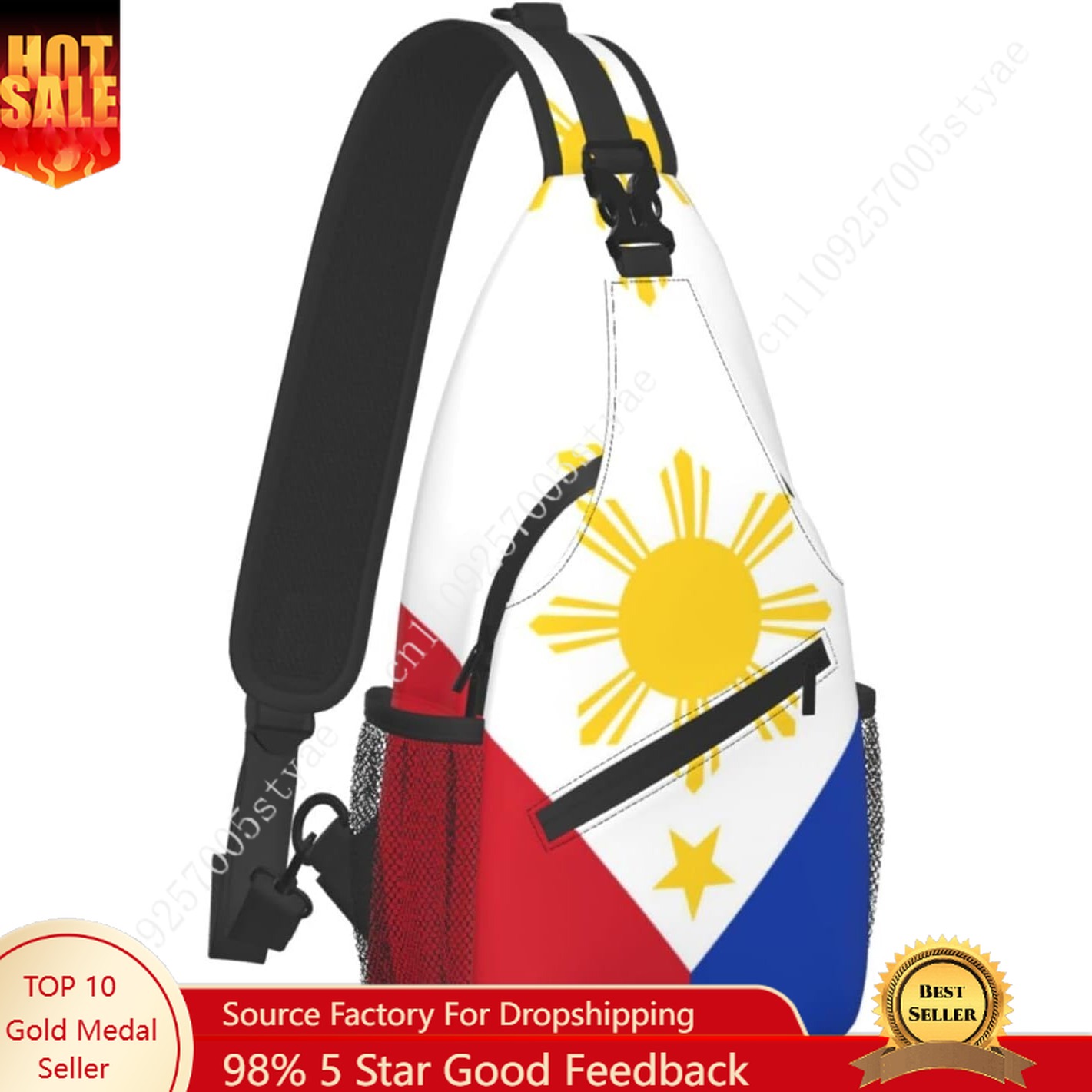 Tas Selempang Bendera Filipina - Travel Accessories Philippines ulasan dan harga
