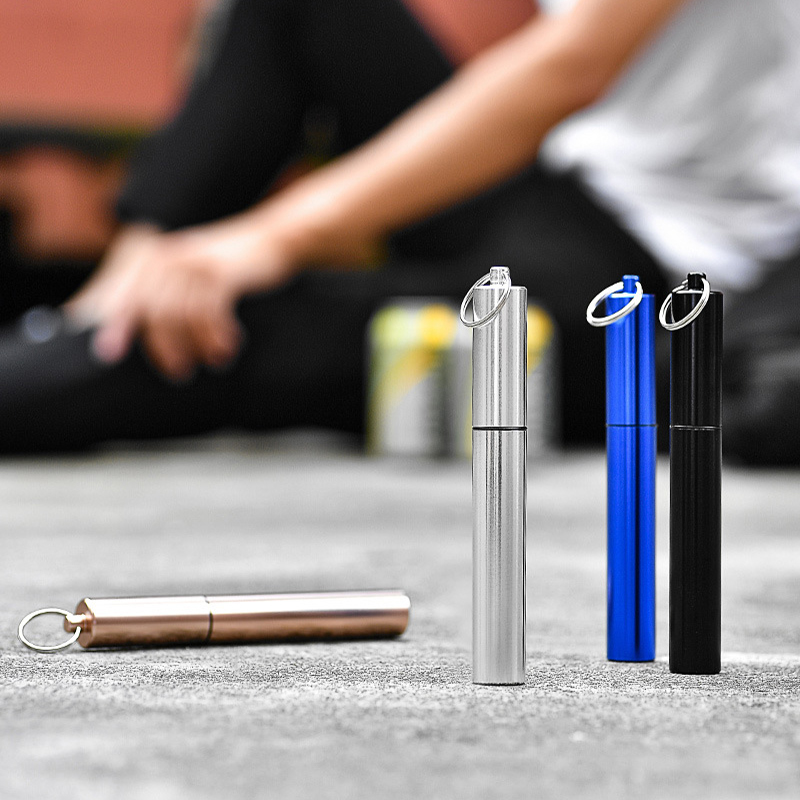 Sedotan minum teleskopik baja  - Travel Accessories For Europe ulasan dan harga