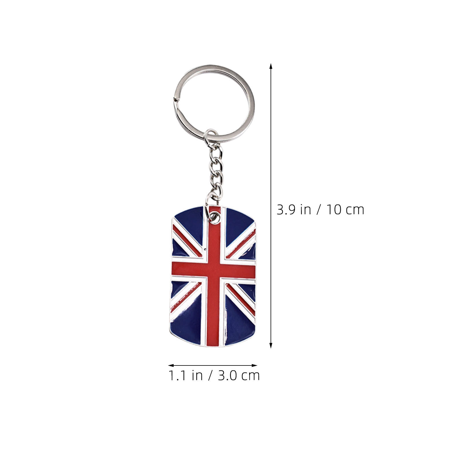 3 buah gantungan kunci bendera - Travel Accessories London ulasan dan harga