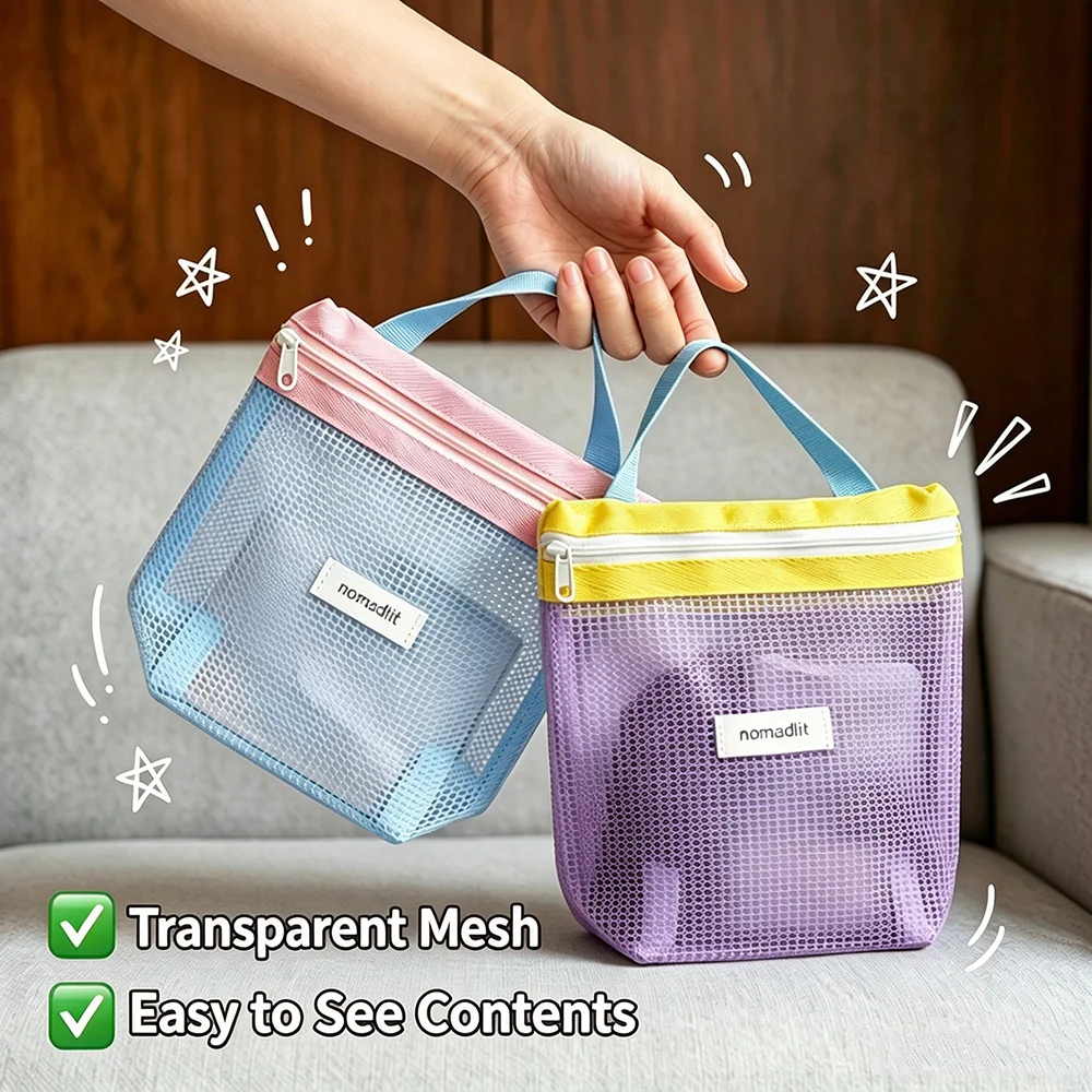 Tas Perlengkapan Mandi Transpa - Travel Accessories Toiletry Bag ulasan dan harga
