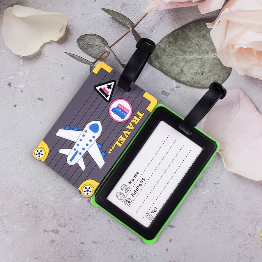 Tag Bagasi PVC Lembut Pola Pes - Qantas Travel Accessories ulasan dan harga