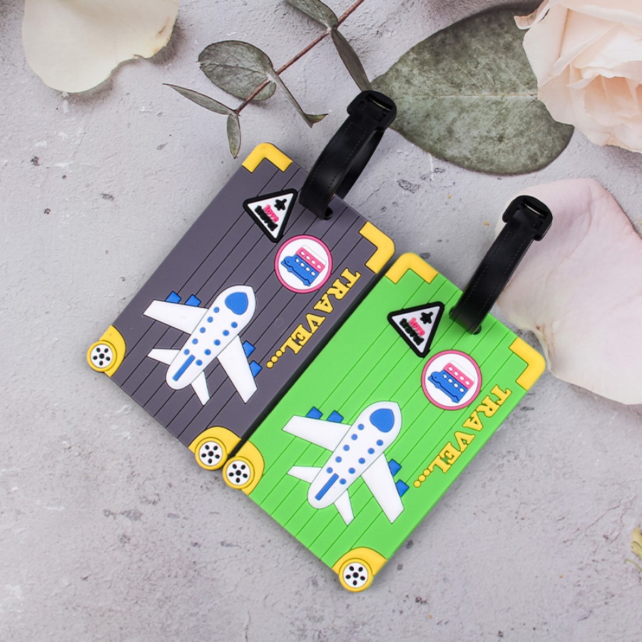 Tag Bagasi PVC Lembut Pola Pes - Qantas Travel Accessories ulasan dan harga