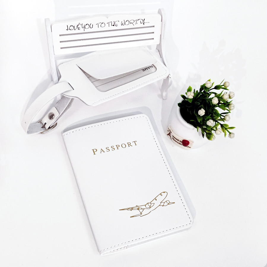 2 Buah/Set Penutup Paspor Pesa - Qantas Travel Accessories ulasan dan harga