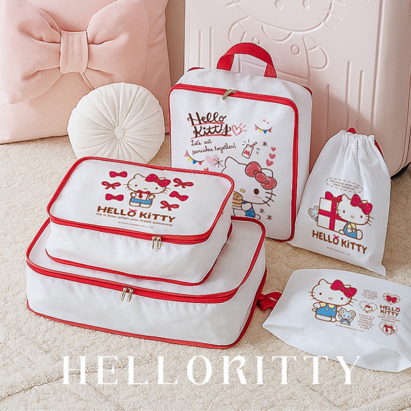 Tas Penyimpanan Hello Kitty Ta - Travel Accessories Kit Bag ulasan dan harga