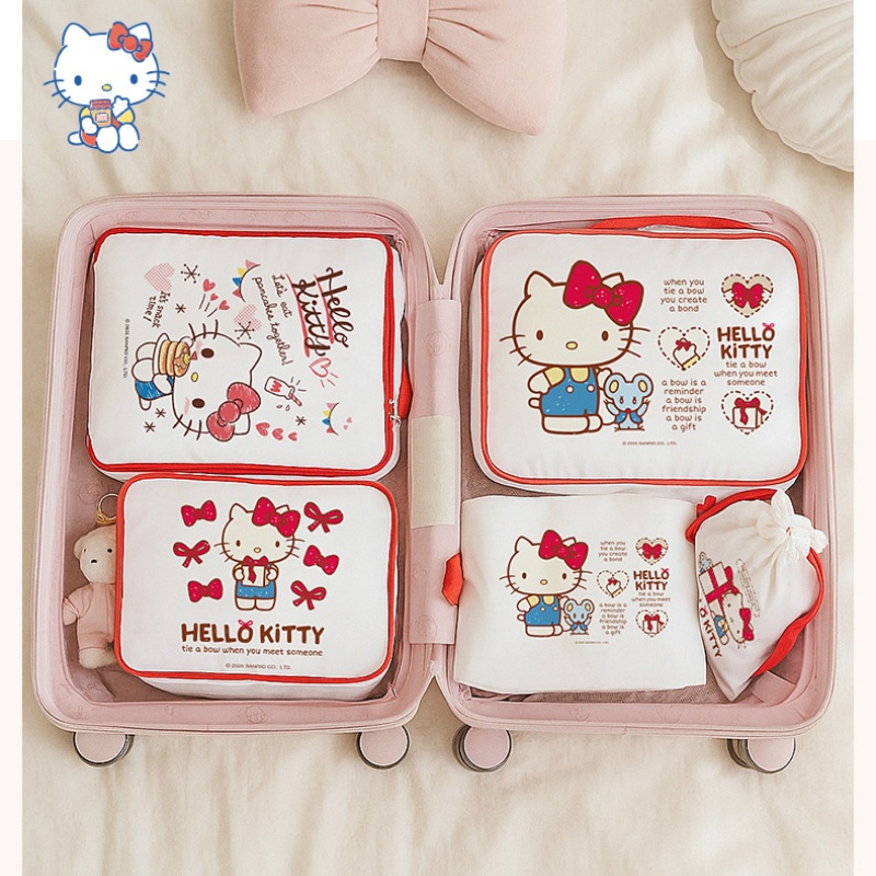 Tas Penyimpanan Hello Kitty Ta - Travel Accessories Kit Bag ulasan dan harga