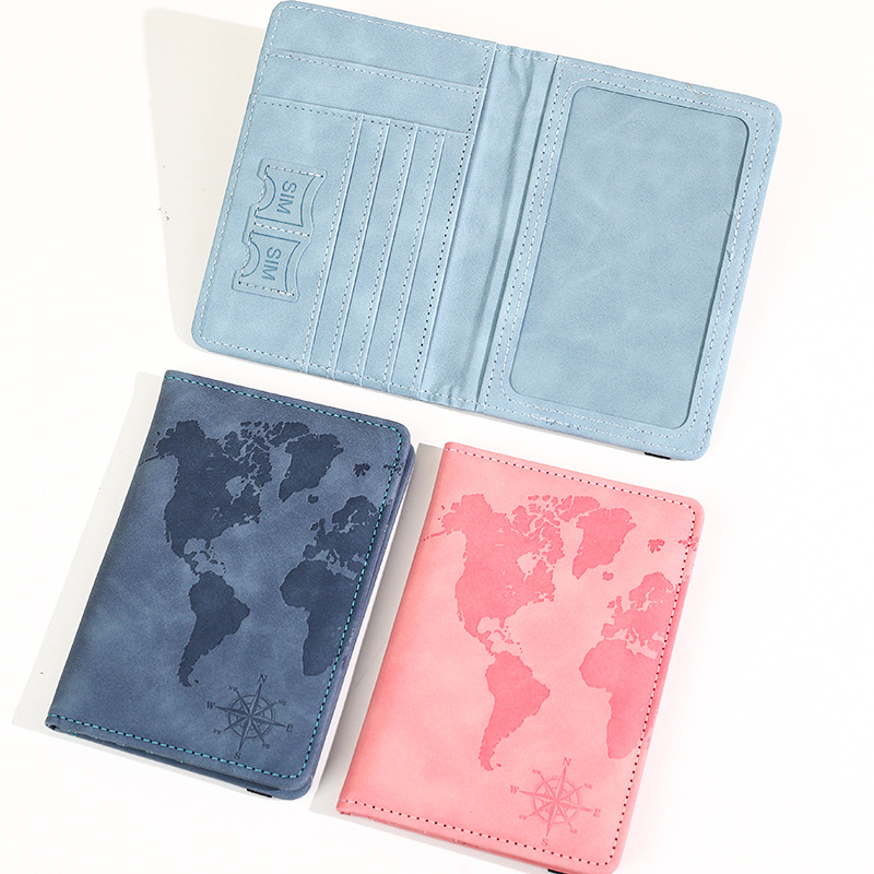 Tempat Paspor Kulit Cetak Peta - Qantas Travel Accessories ulasan dan harga
