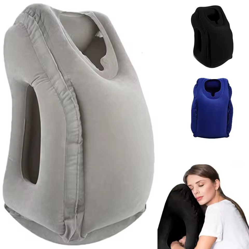 Bantal Perjalanan Tiup, Akseso - Travel Accessories Long Flight ulasan dan harga