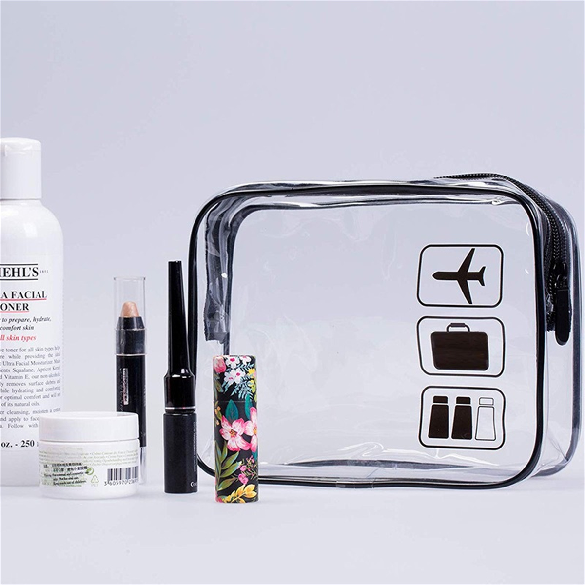 1pc Tas Perjalanan Transparan  - Travel Accessories Toiletry Bag ulasan dan harga