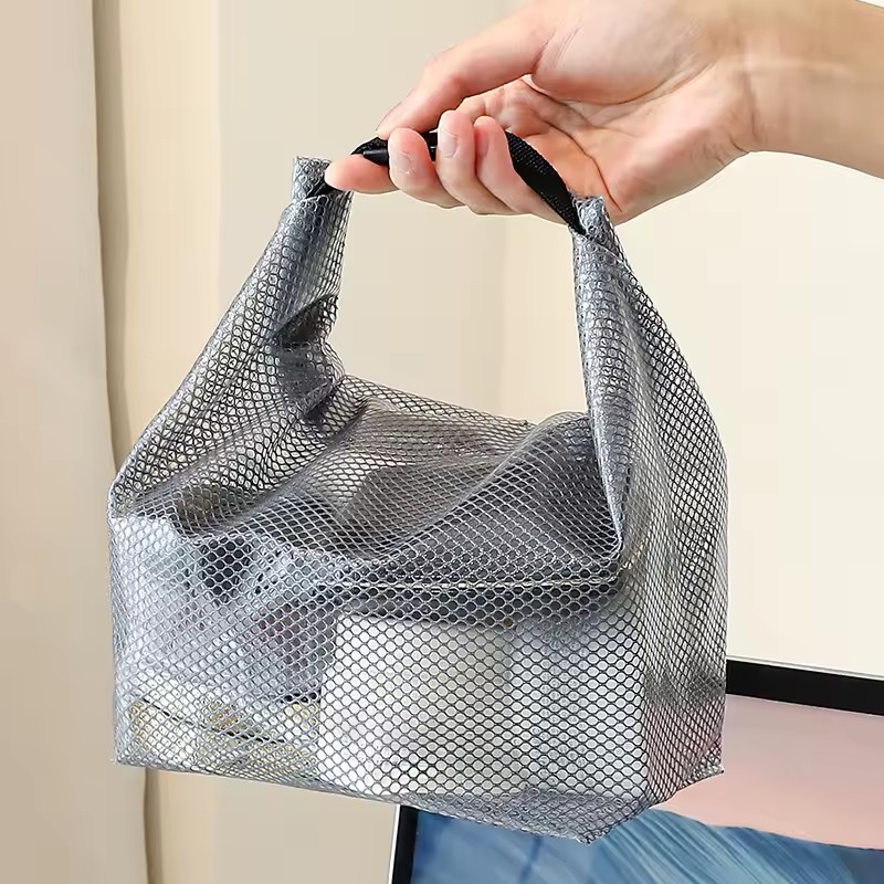 2 buah tas kosmetik transparan - Travel Accessories Toiletry Bag ulasan dan harga