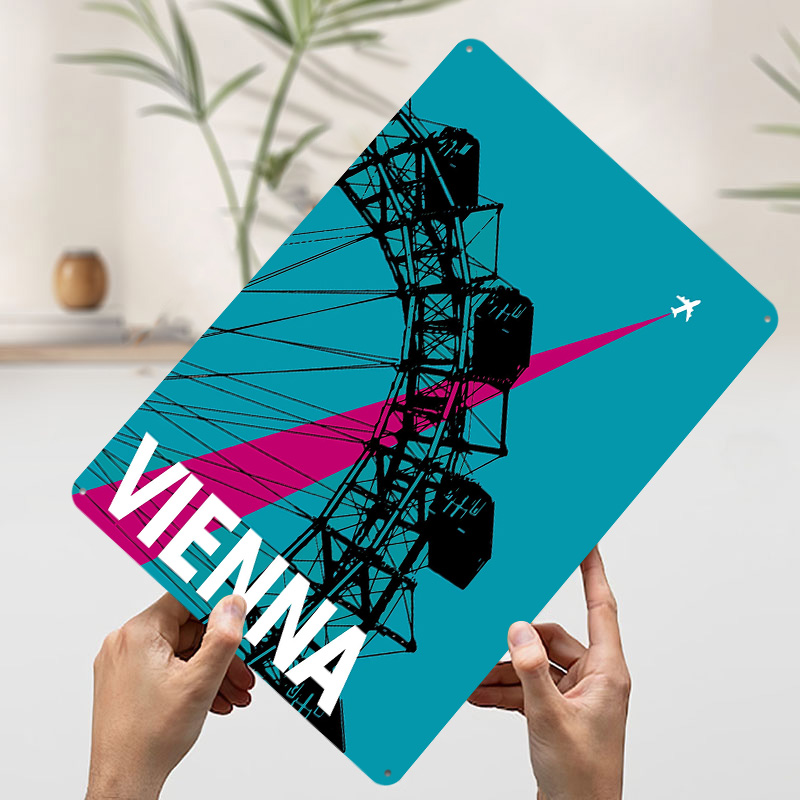 Poster Pemandangan Viyana deng - Travel Accessories For Europe ulasan dan harga