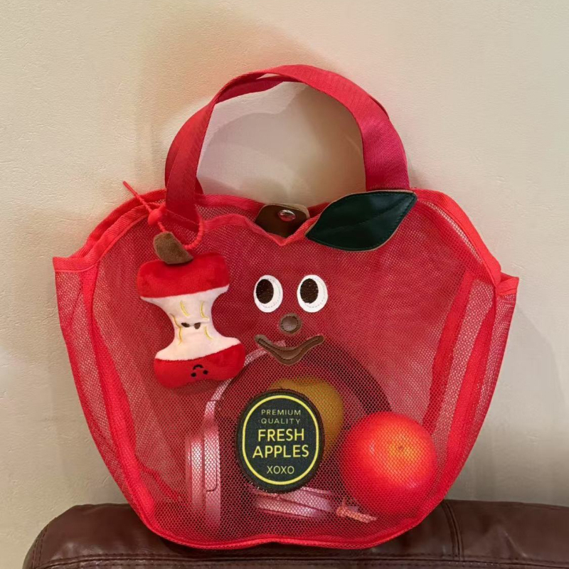 Tas Tangan Jaring Apel Lucu Ta - Travel Accessories Toiletry Bag ulasan dan harga