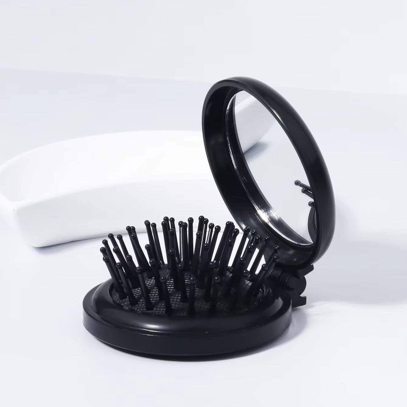 1 buah sikat rambut lipat port - Travel Accessories Gadget ulasan dan harga