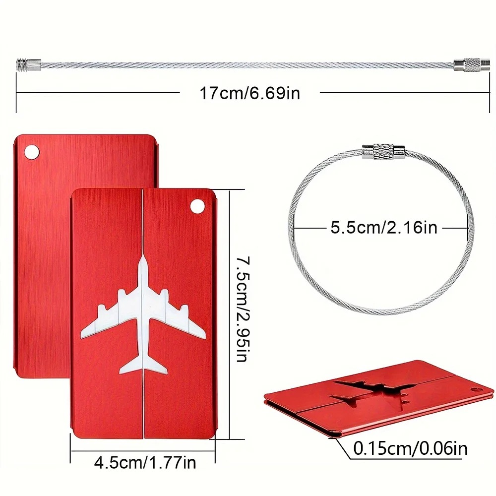 Tag Bagasi Pesawat Campuran Al - Qantas Travel Accessories ulasan dan harga