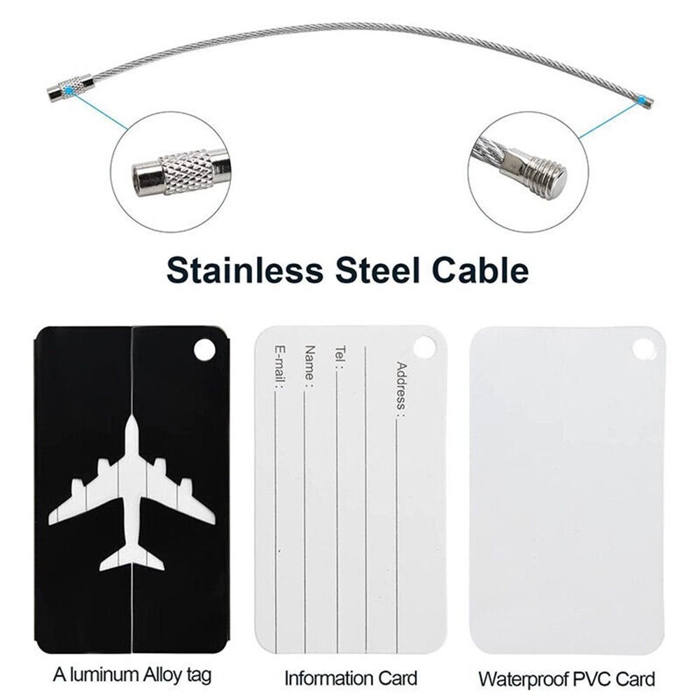 Label bagasi perjalanan Alumin - Qantas Travel Accessories ulasan dan harga