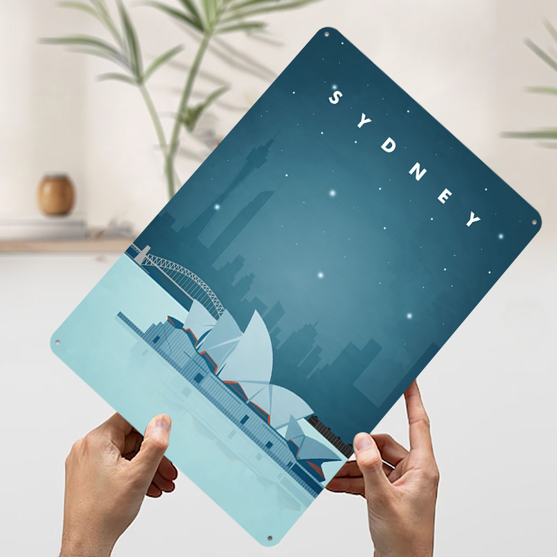 Poster Perjalanan Sydney, Papa - Travel Accessories For Europe ulasan dan harga