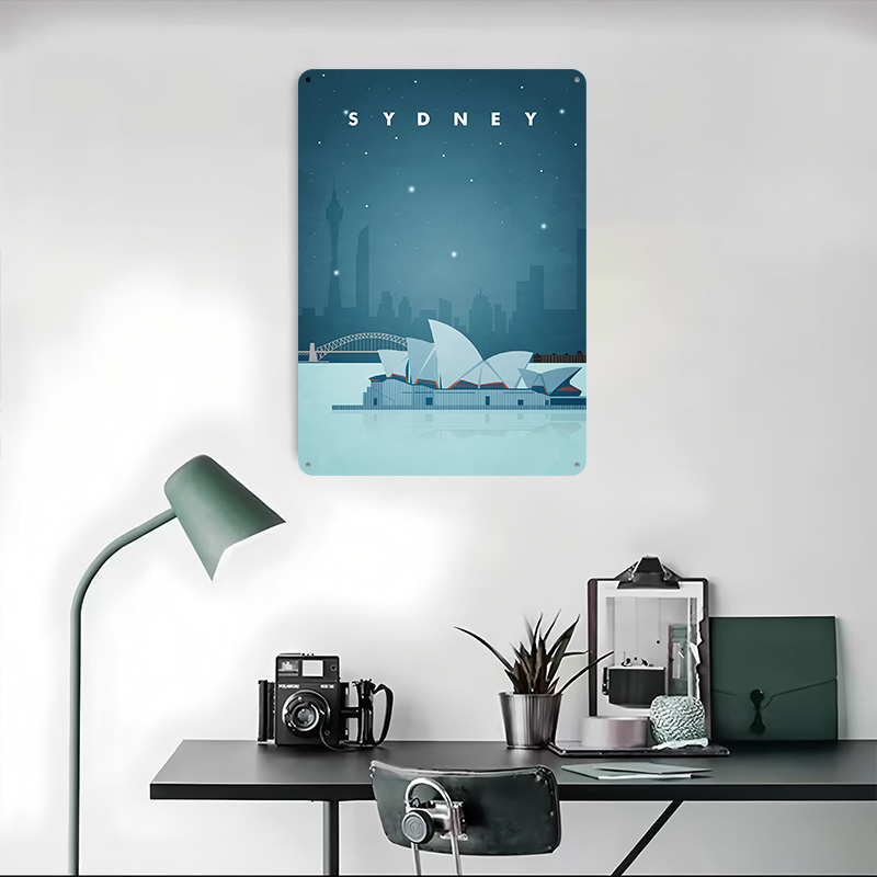 Poster Perjalanan Sydney, Papa - Travel Accessories For Europe ulasan dan harga