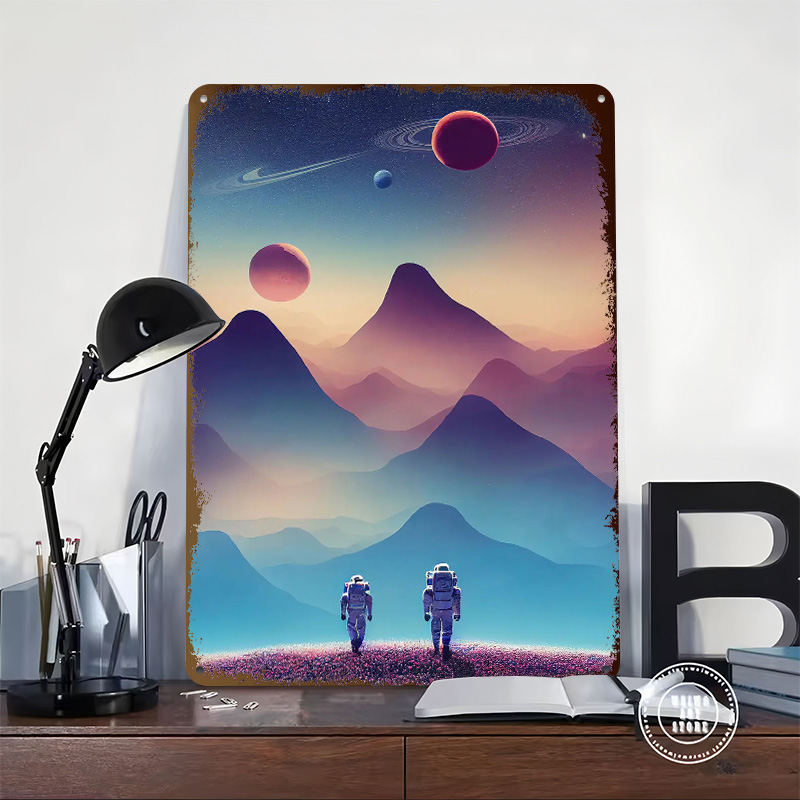 Poster Perjalanan Astronot, Pa - Travel Accessories For Europe ulasan dan harga