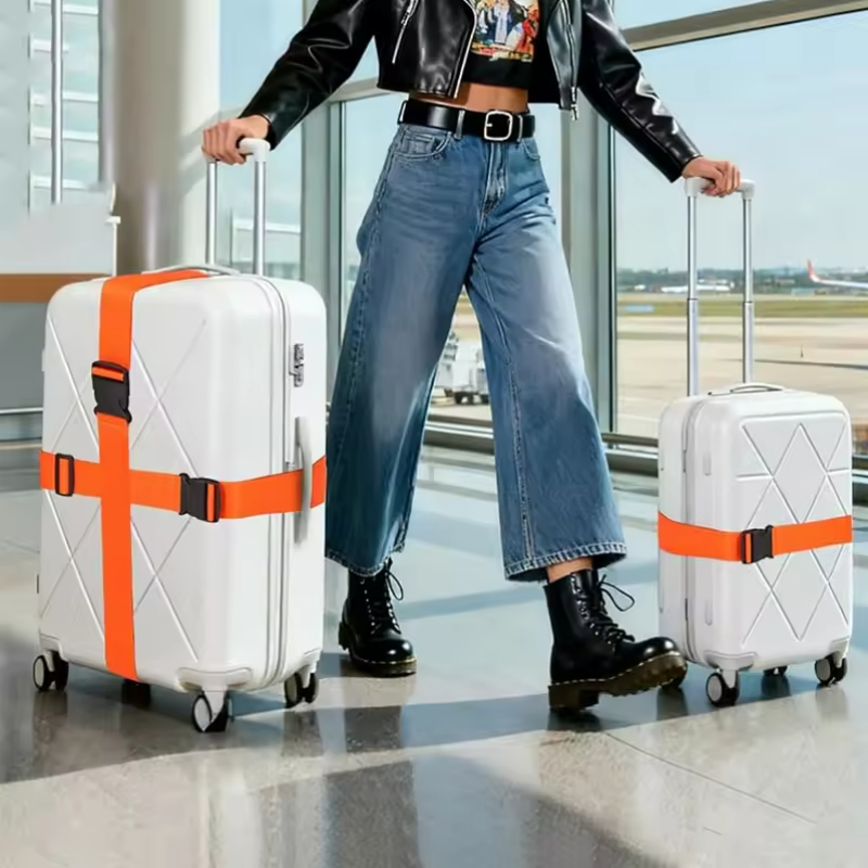 4 Set Tali Pengikat Bagasi, Ta - Travel Accessories Kit Bag ulasan dan harga