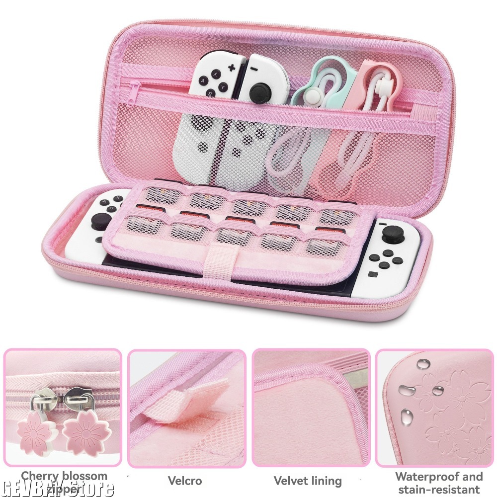 Tas Jinjing Portabel PU Sakura - Travel Accessories Kit Bag ulasan dan harga